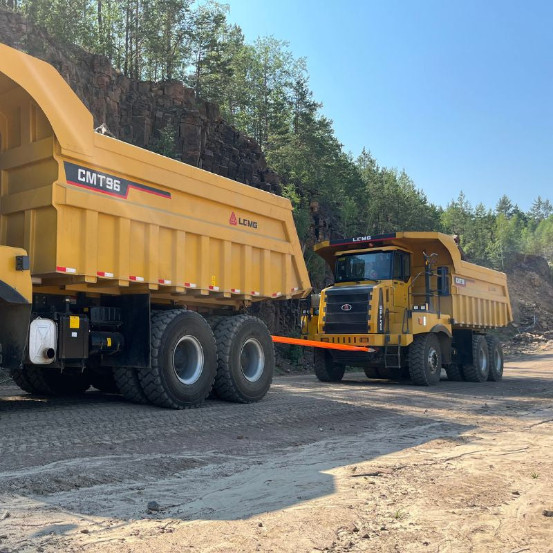 Mining Trcuks with a Dawnerz Tow Strp