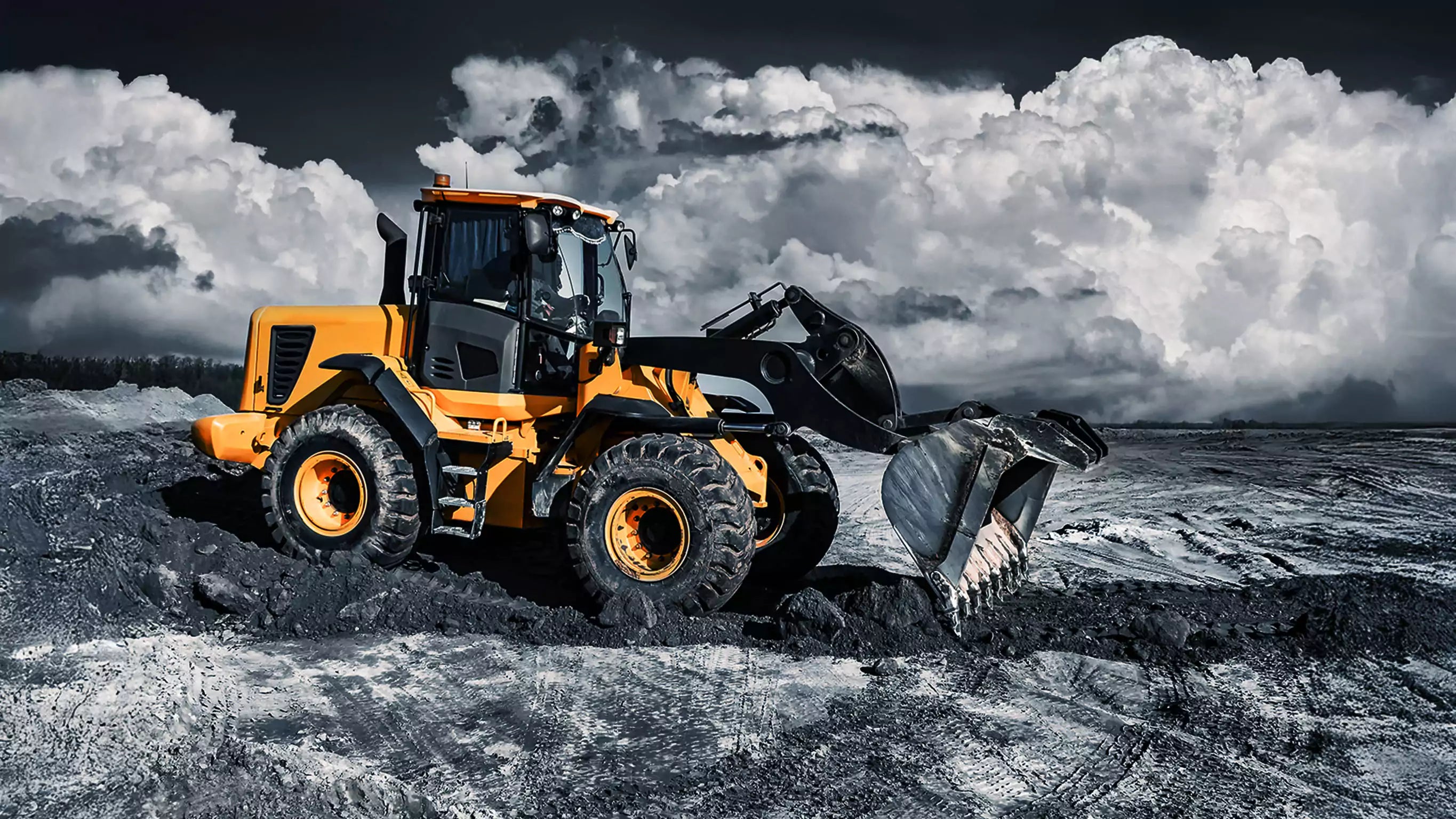 Front Loader Operating on a Construction Site