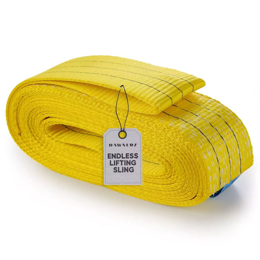 Endless 6600 lbs Lifting sling on its own, made from high-tenacity polyester