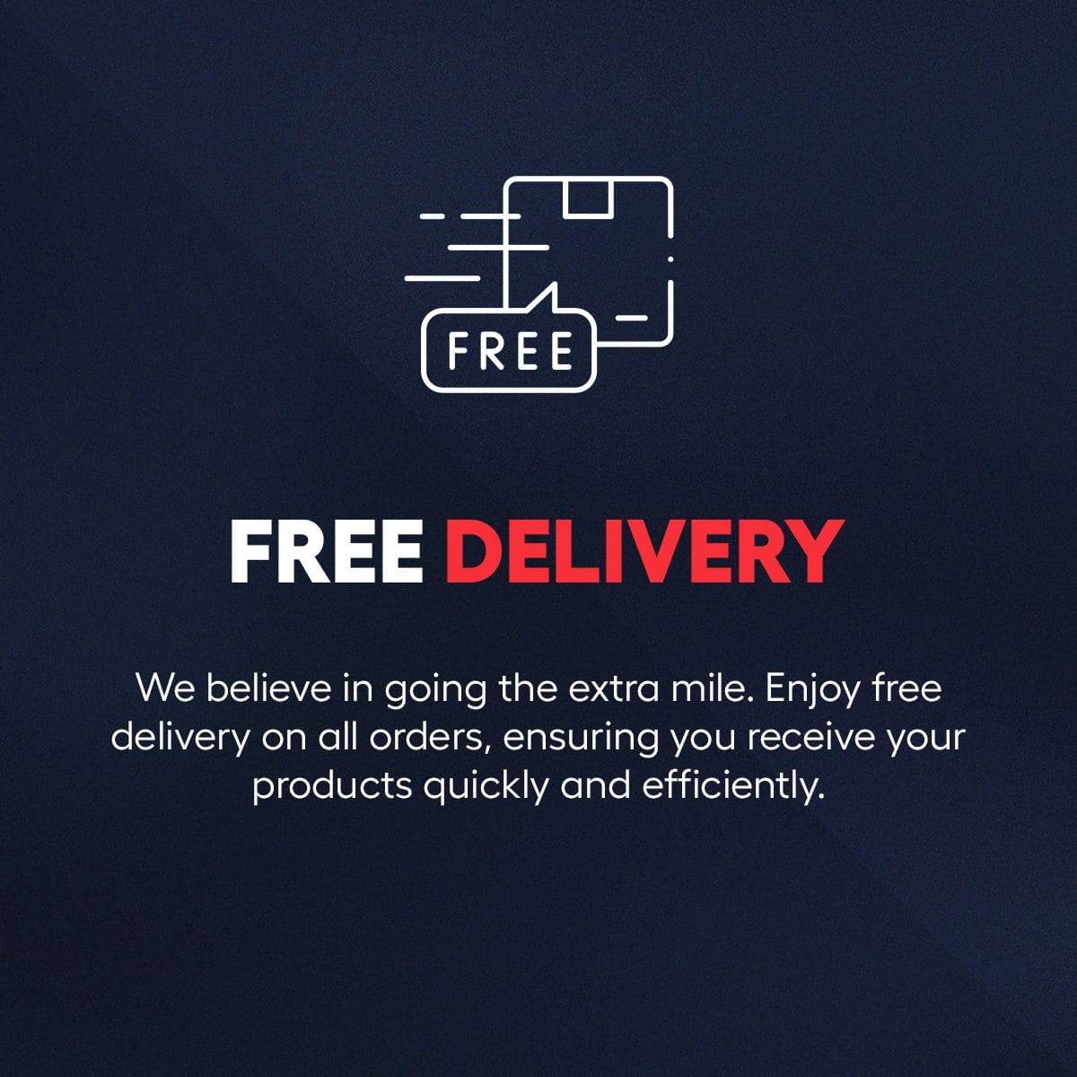 Free Delivery Infographic